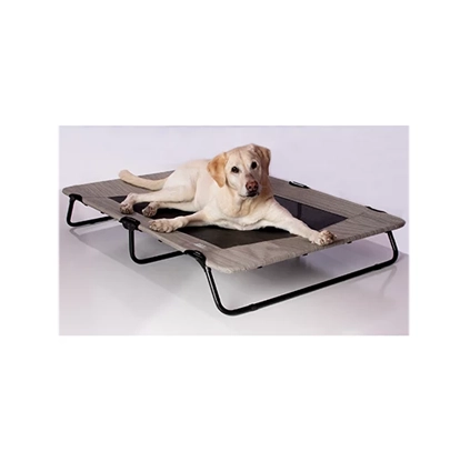 Lifestyle Pet Cot Elevated Bed, No Assembly Required, Premium Tear Resistant Cooling Mesh, Indoor & Outdoor, Lightweight & Portable