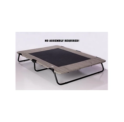 Lifestyle Pet Cot Elevated Bed, No Assembly Required, Premium Tear Resistant Cooling Mesh, Indoor & Outdoor, Lightweight & Portable