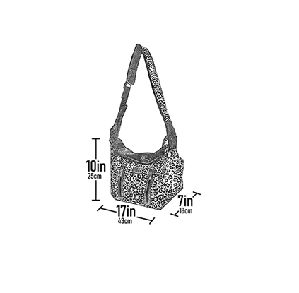 Pet Gear R&R Sling  for Cats and Dogs, Storage Pocket, Removable Washable Liner, Zippered Top and Mesh Windows